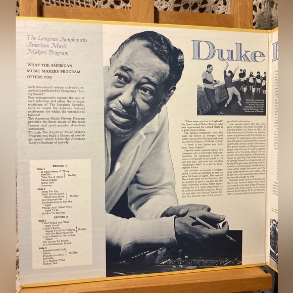 Duke Ellington - Composer Vintage Music Record, Longines - Picture 5 of 16